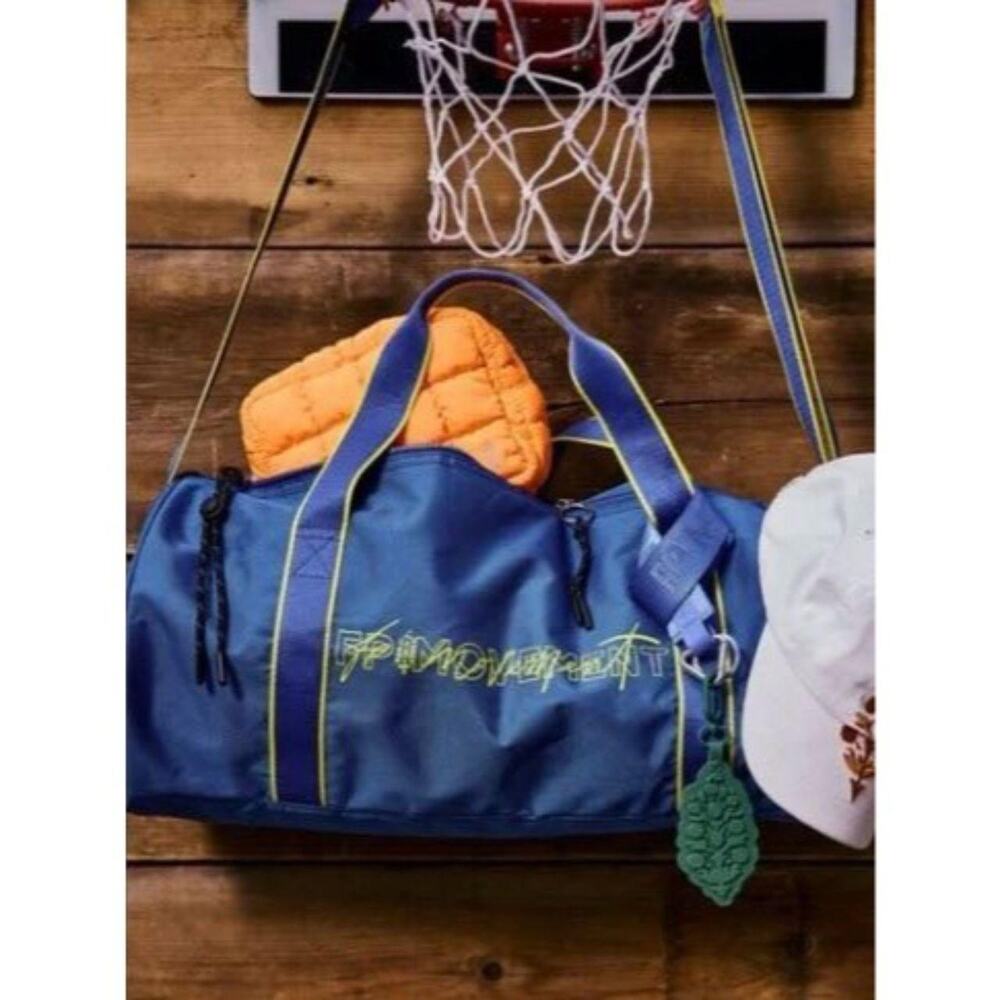 Free People Good Sport Duffle Bag | Color Athletic Blue | MSRP $78